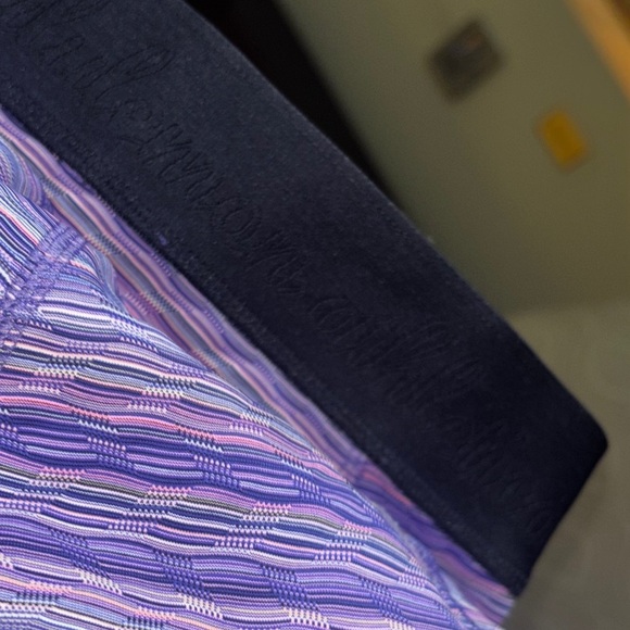 NWOT Lululemon What The Sport Short Space Dye Twist Iris Flower Pink Shell Sz: 4 - Picture 2 of 6